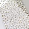 Multifunctional Self-Adhesive White Simulation Pearl Stickers, Flat Back Perfect for Makeup, Nail Art, DIY Crafts And Home Decor