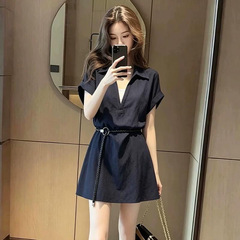 La Chapelle 2026 Summer Commuter Short-Sleeve Dress S