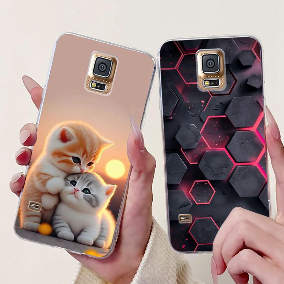 Neues Design Handyhülle Für Samsung Galaxy S5 5.1" Klare TPU Schlanke Rückseite Abdeckung Für Samsung S5 G900F G900I Weiche Silikon Hüllen