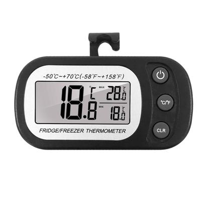 Digital Refrigerator Thermometer Large LCD Display Magnetic Hanging Waterproof Fridge Freezer Electronic Temperature Monitor Gauge Kitchen Gadgets