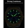 POEDAGAR 1pc Casual Men's Stainless Steel Quartz Wristwatch, Dual Date Display, Business Waterproof Luminous Wristwatch,  Men's Gift