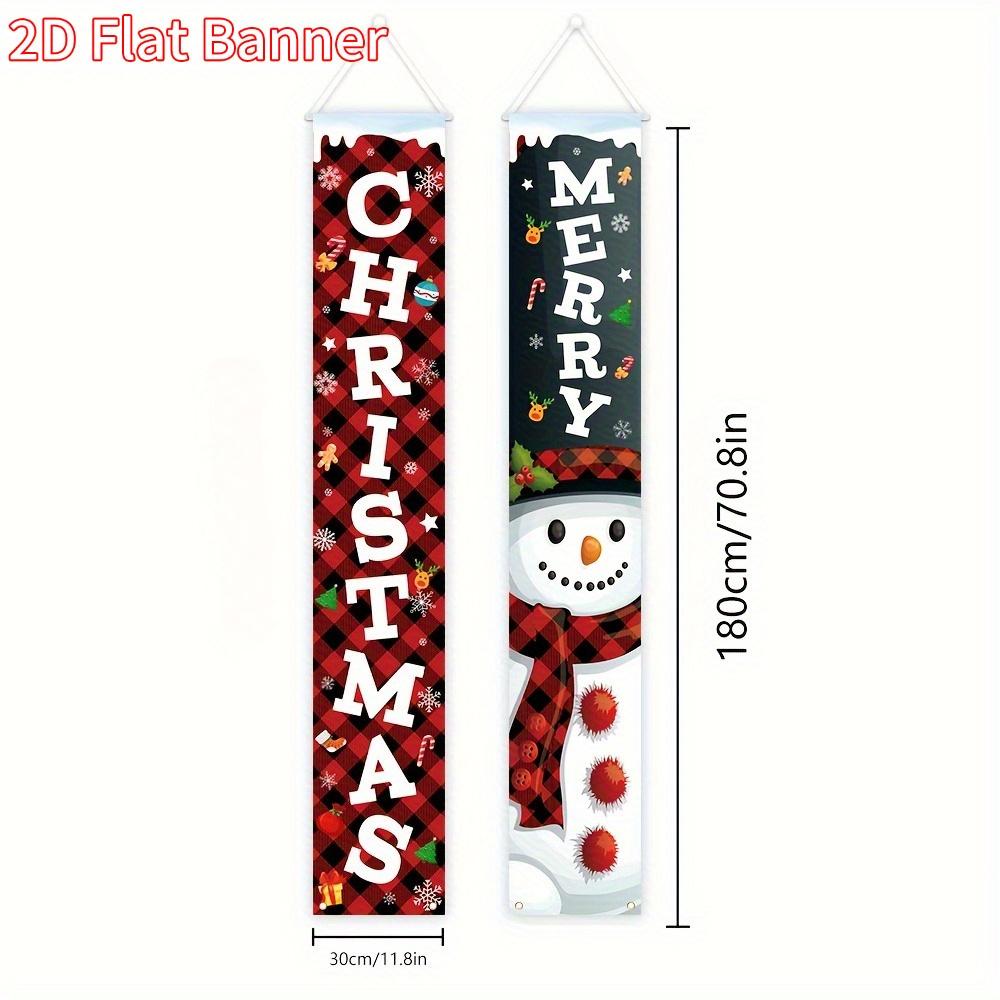 2pcs Christmas & Halloween Door Couplet #5047