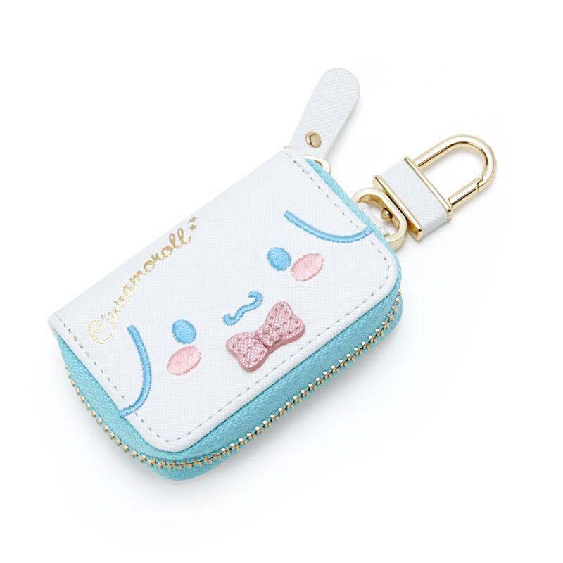 Stylish Women Kuromi Zipper Key Bag In Premium Pu Leather For Car Key Protection