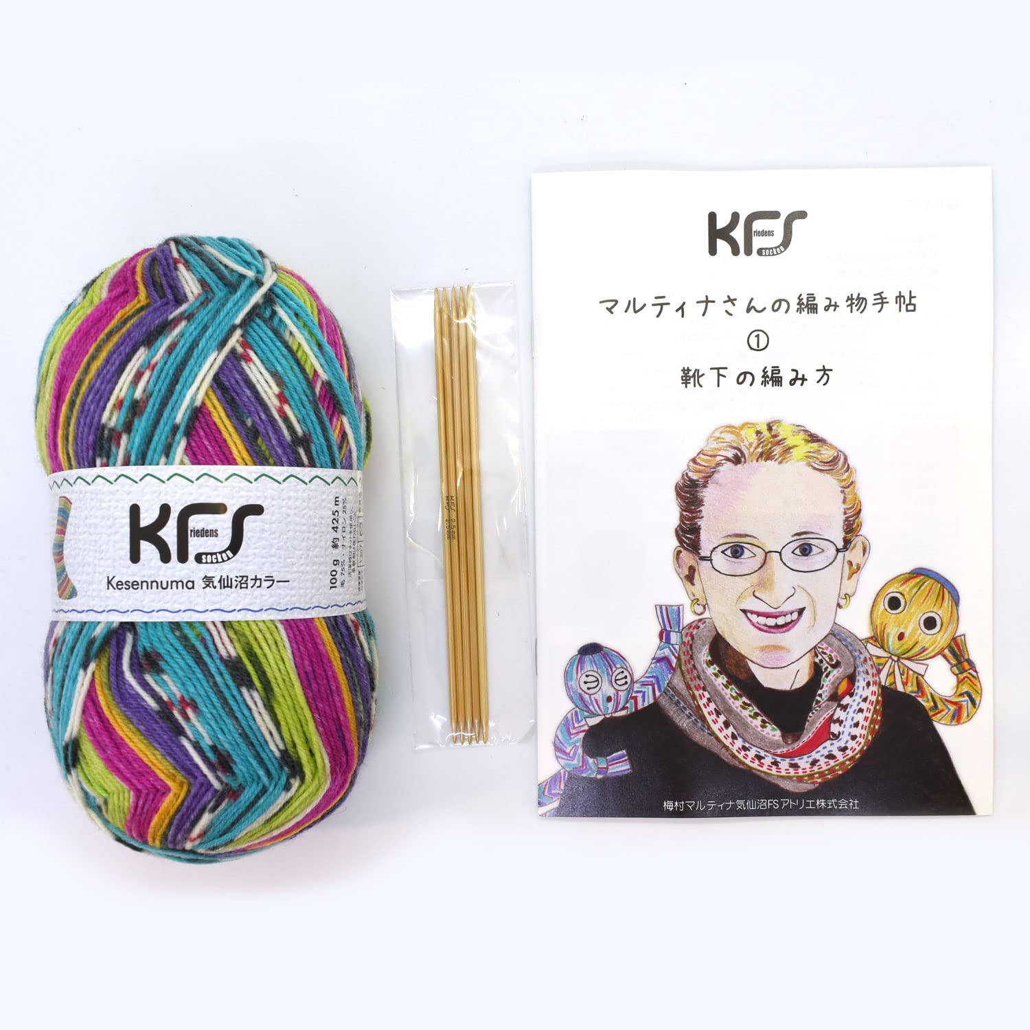 

kit Opal Peace socks set Kesennuma Four Seasons Hand-knitted -