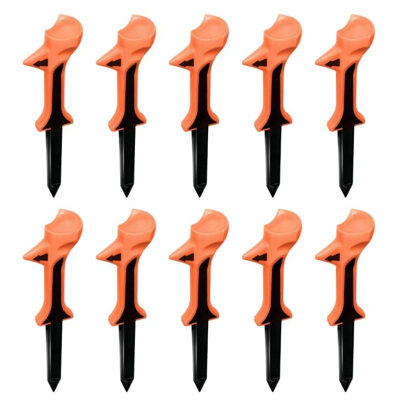 

Directional Golf Markers Practice Tool Durability Plastic Golf Tees for Accuracy and Stability During Range Exercises
