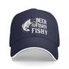 New Beer Fishy Fishy Cap Fashion Casual Baseball Caps Adjustable Hat Hip Hop Summer Unisex Baseball Hats Customizable Polychroma