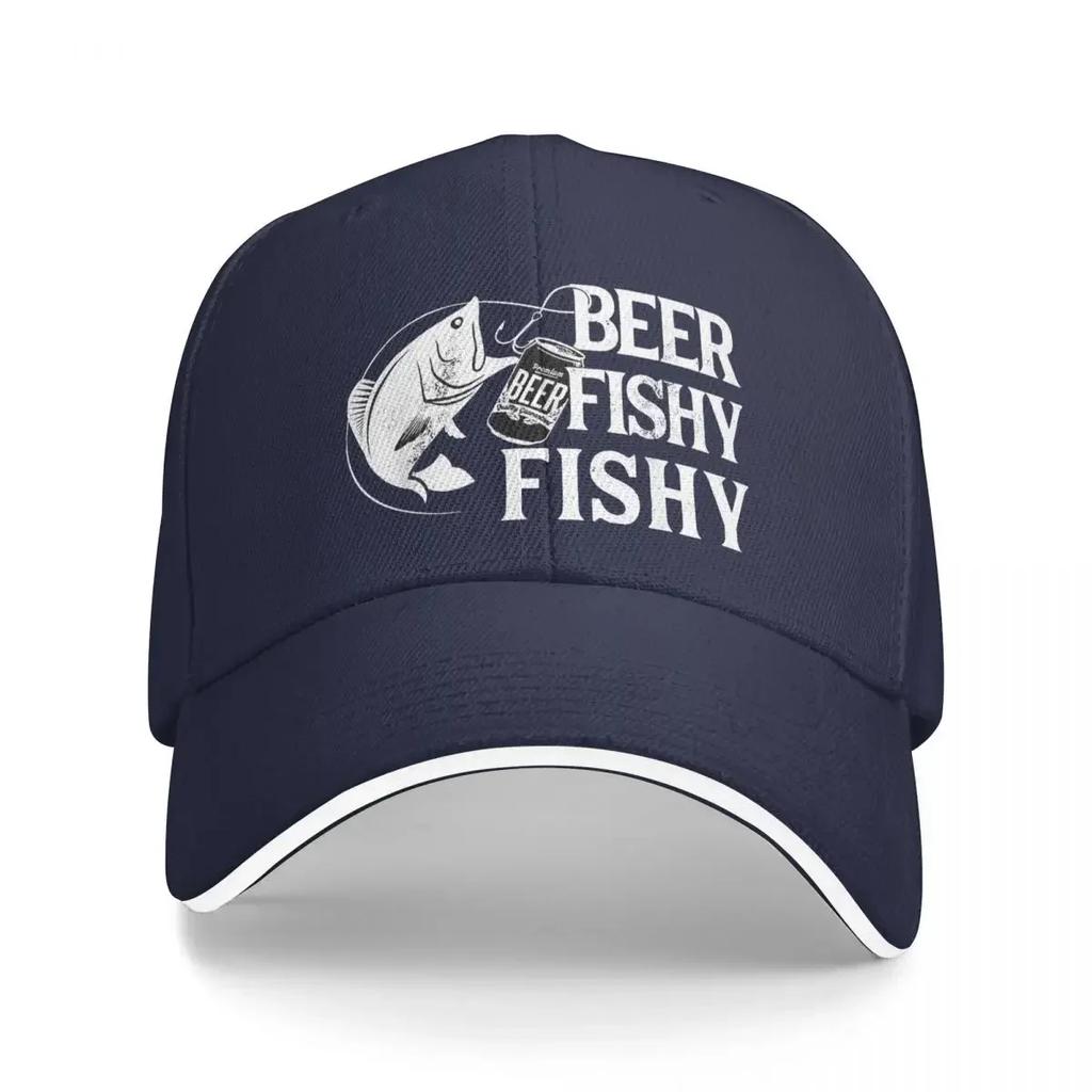 New Beer Fishy Fishy Cap Fashion Casual Baseball Caps Adjustable Hat Hip Hop Summer Unisex Baseball Hats Customizable Polychroma