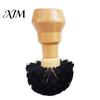 Kitchen Tool for Coffee Lovers Machine Portafilter Basket Cleaning Brush, Soft Bristle with Espresso Brush Wood Handle Corner Barista Essential