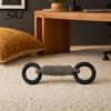 Tug of War Dog Toy Cotton Rope Toy, Flying Disc Interactive Fetch Knot Dental Cleaning Chew Tug-of-War for Large And Small Dogs Durable