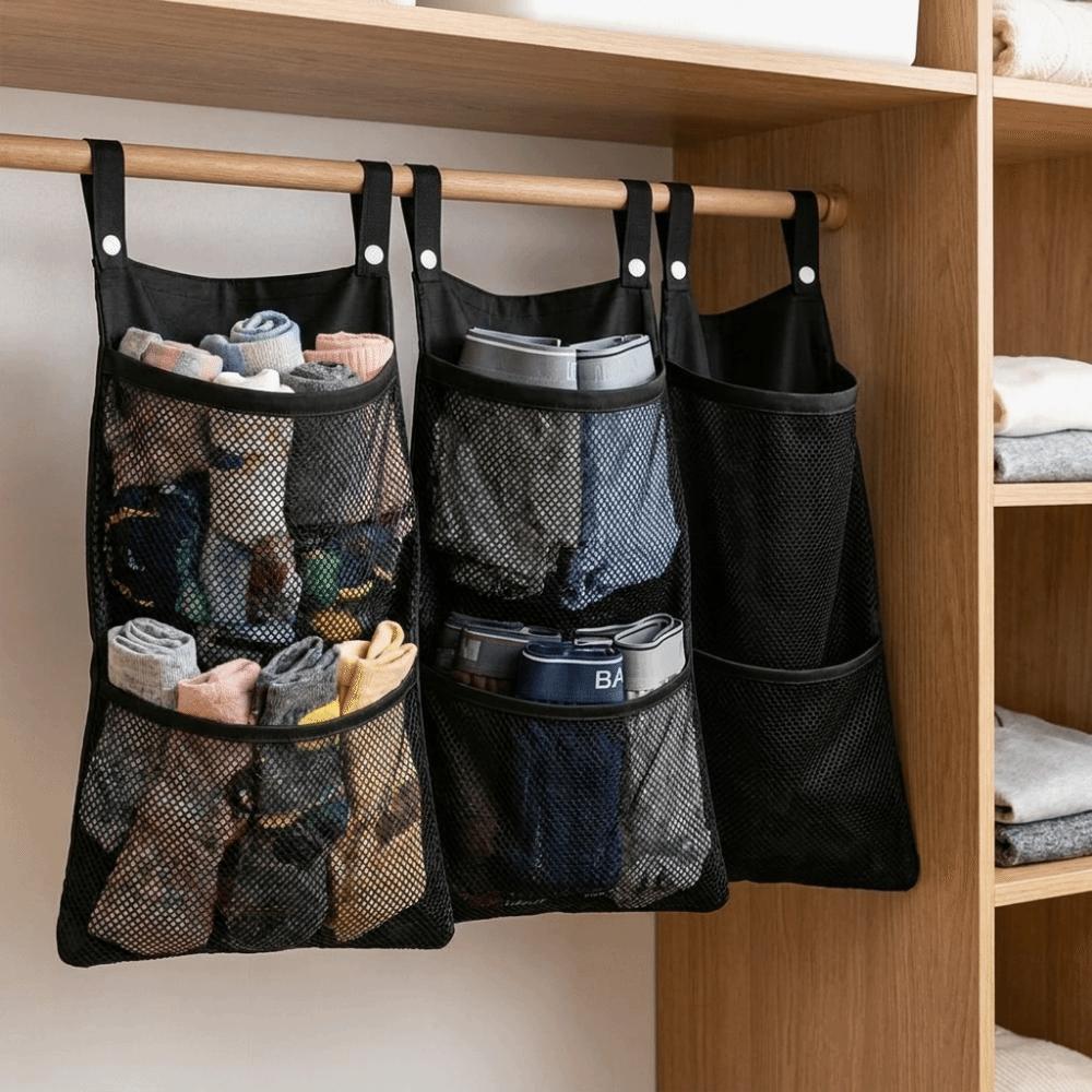 Lightweight Baby Crib Hanging Bag Breathable Underwear Storage Bag Baby Crib