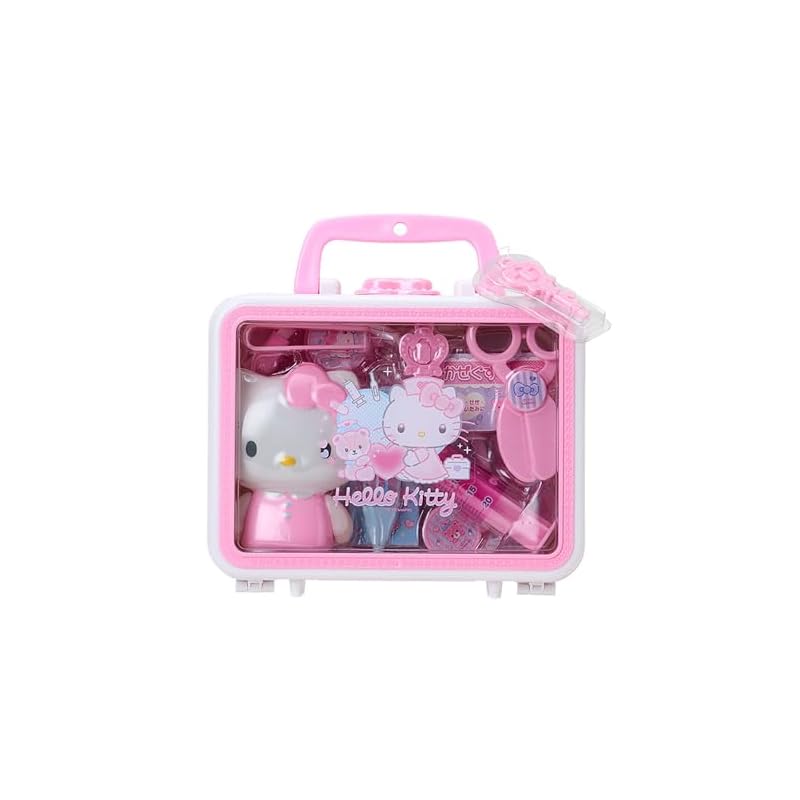SANRIO Nurse Play Set Hello Kitty ABS Resin-PVC-PP-AS-Paper Toy Children's Gift Ages 3+ 369365