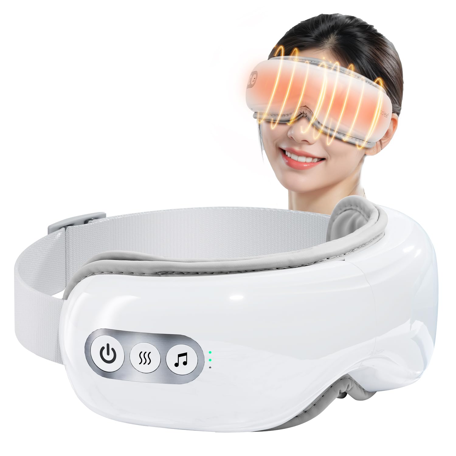 

arboleaf Горячая маска для глаз с складной маской для глаз Эстетика глаз Воздушный графен Сон Глаза Музыка День рождения Поддержка в Японии Грелка, Подушка безопасности, Эргономичная, Уход, белый