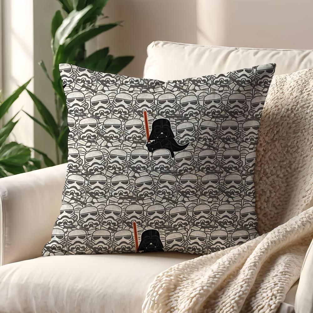 S-Star Wars Moive Cushion Cover For Pillow Printing Sofa Decoration Home Car Room Coffee Shop Office Nordic Simplicity