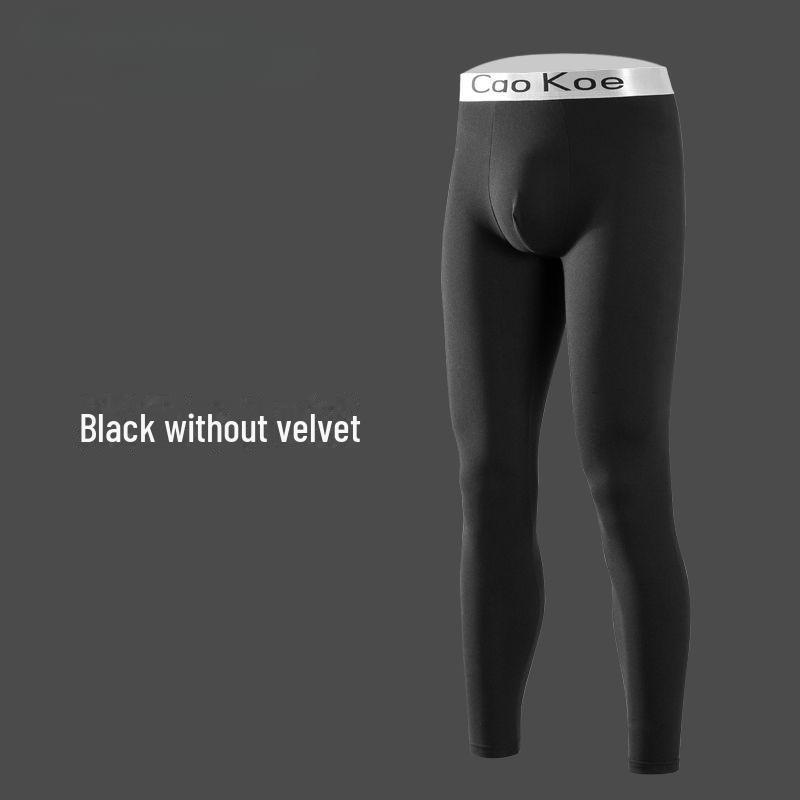 Pánské termo kalhoty slim-fit z prémiového německého sametu s fleecovou podšívkou - velké velikosti na podzim/zimu.