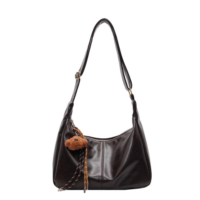 

Fashion Large-capacity Tote Bag Women s New Casual Shoulder Bag Messenger Bag темно-коричневого