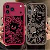 Funny Pokemon Gengar Phone Cover Case for Apple iPhone 17 Pro Max 16 XR 13 Mini 11 Air 16e 14 Plus 15 12 XS