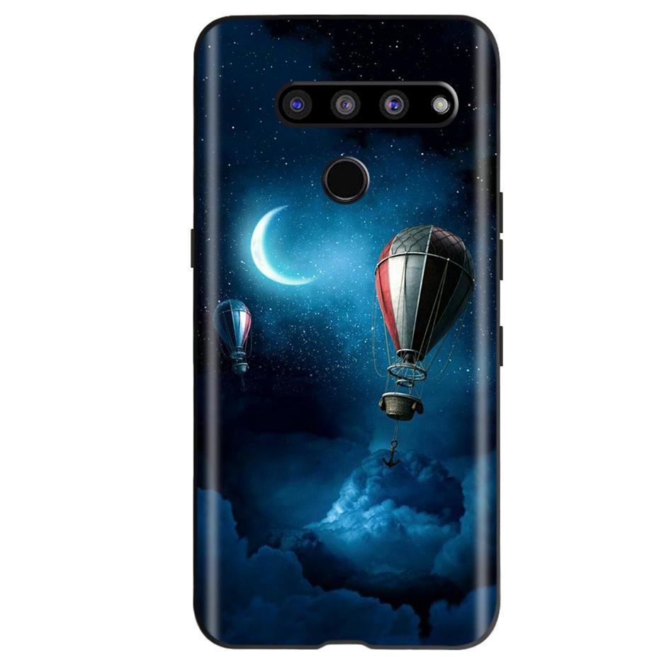 For LG V50 ThinQ 5G Case Fashion Pattern Soft Silicone TPU Phone Case For LG V50S ThinQ 5G V50 50S V500N V450 V510N Funda