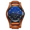 CURREN 8225 Men's Large Leather Strap Sports Watch Popular Men's