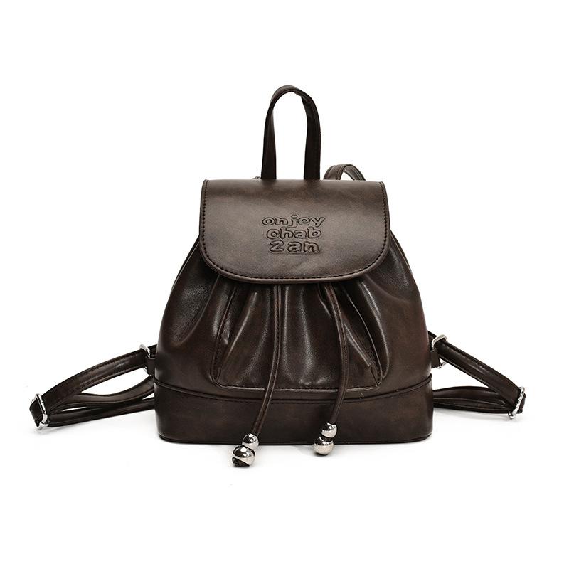 Casual Large-capacity Women's Backpack 2025 New Soft-faced Versatile Small Backpack Travel Bag Fashion Schoolbag