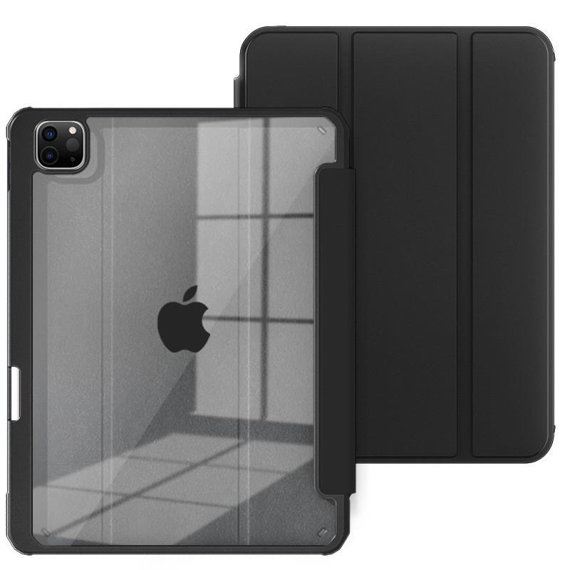 For Apple Ipad Pro 11 Inch M4 Magnetic Flip Cover With Faux Leather For Sleep Mode And Shock Absorption