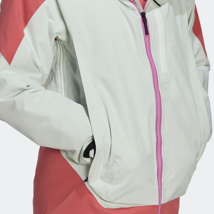 (WMNS) Adidas Terrex MYSHELTER Snow 2-Layer Insulated Jacket Asia Sizing 'White Pink' Women's HI5484