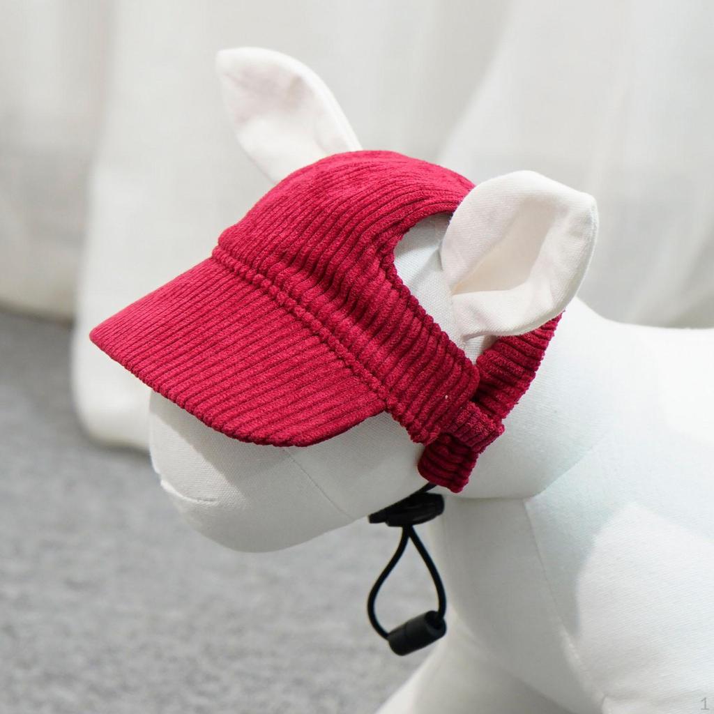 Dog Baseball Adjustable, Comfortable, with Ear Holes, Outdoor Sun Protection Supplies