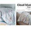 Set di biancheria da letto di lusso 4 pezzi in cotone a fibra lunga 100S, Copripiumino Ricamato 100% Cotone con Lenzuolo Sotto, Ultra Morbido e Liscio per Dormire a Pelle