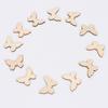 100pcs Wooden Butterfly Cutouts Unfinished Blank Wood Unfinished Wooden Cutouts  Home Party