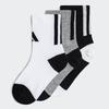 Kids' Unisex Cotton Athletic Ankle Socks - 3 Pair Pack