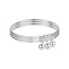 Fashion Three Circle Women Ins Style Bangle Bracelet Valentine Gift For Girlfriend