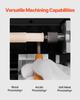 VEVOR Didaktische Mini-Metall-Drehmaschine, 70 x 130 mm(2,76 x 5,12 Zoll), 36W Metall-Drehmaschine, 20.000 U/min Drehzahl, mit 3-Backen-Futter