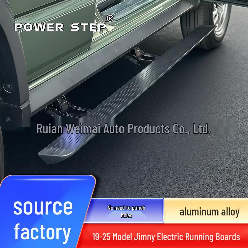 Electric Running Boards & Side Steps with Welcome Lights for Suzuki Jimny 3-Door, 5-Door