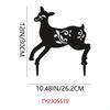 Schöne Metall-Hirsch-Pfahl-Statue - Elegante Außendekoration für Gartenpartys, Hausgartenkunst und Terrassen-Dekor