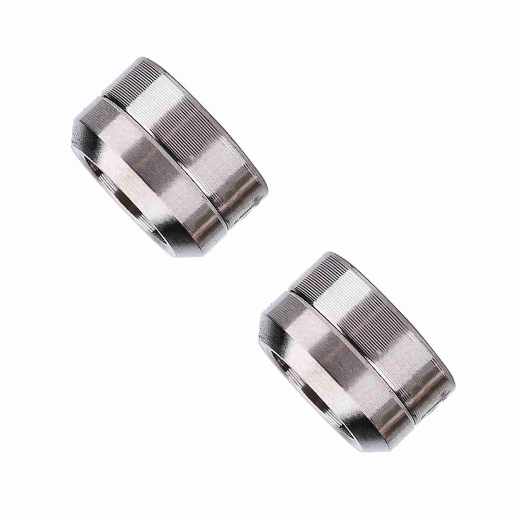 4Pcs/Lot TC4 Titanium Brake Caliper Fixed Bolts Gasket Spacer For Mountain Bike (Titanium)