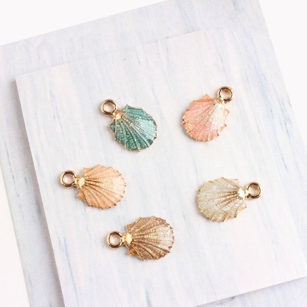 15 Pcs/Set Unisex Jewelry Accessory Shell Conch Starfish Pendant for Necklace Bracelet