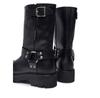 Ботильоны Tommy Jeans Tjw Urban Biker Boot Leather EN0EN02728 Black