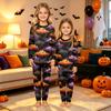 Family Matching Halloween Pajama Set Long Sleeve Top and Pants for Parent and Child