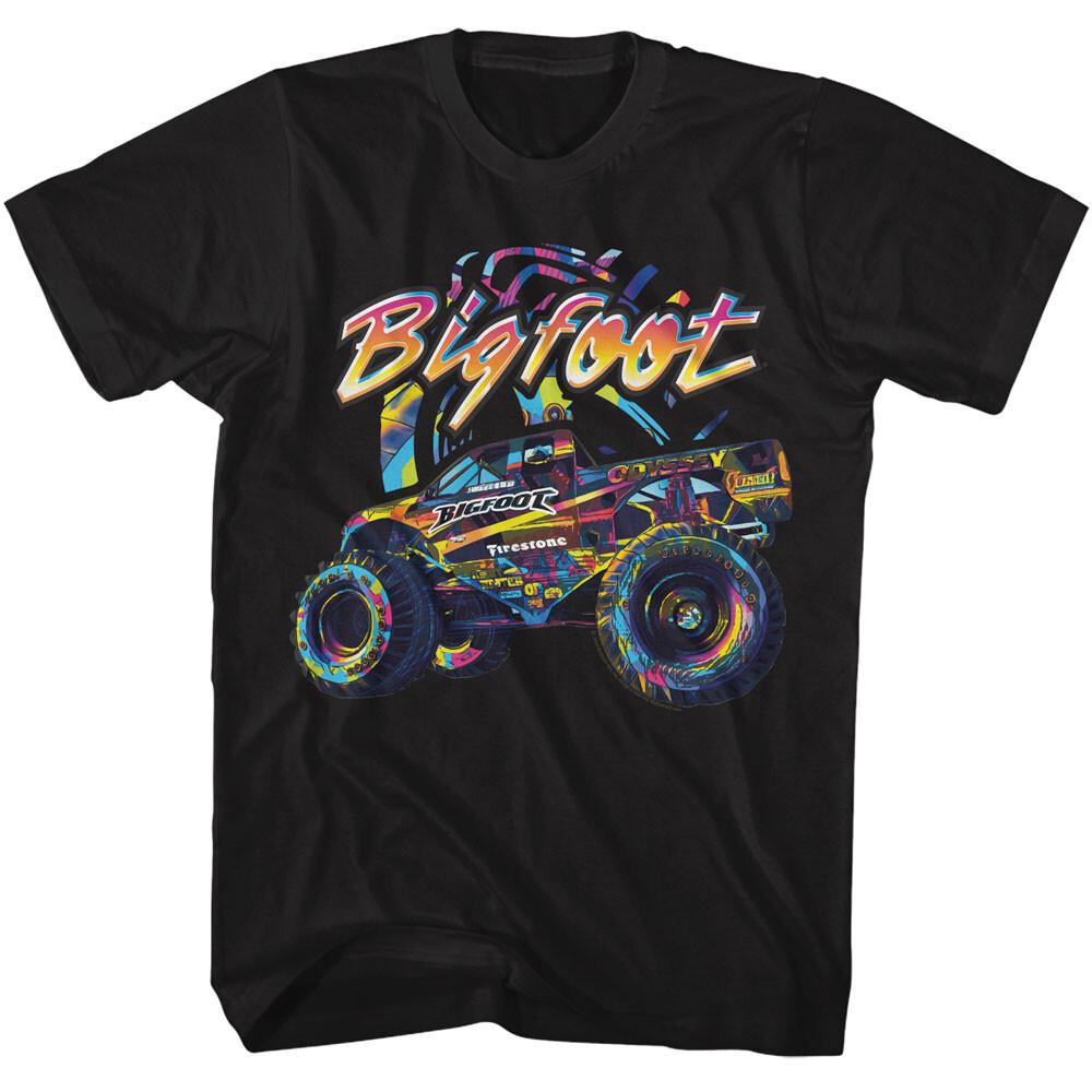 Bigfoot The Original Monster Truck Firestone Multi Color Odyssey Men T Shirt XXXL