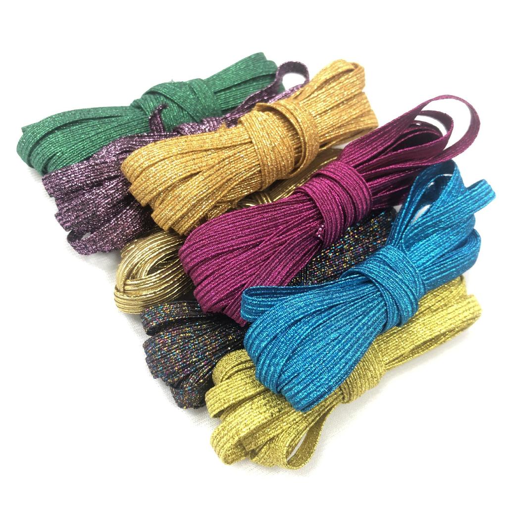 Elastic Flat Rubber Band - 300 Colors, 1 Roll Order