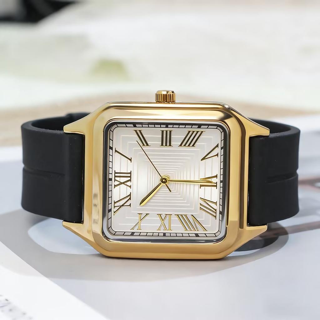 Scale Watch Industry Men'S Square Roman Scale Magnetic Clasp Design Middle East