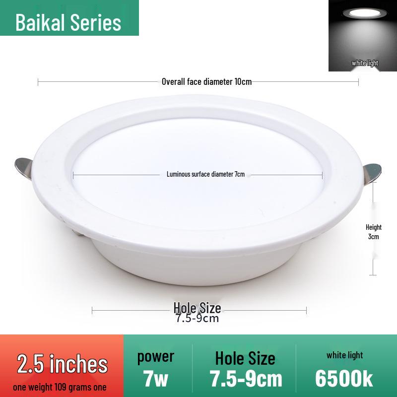 Kommerzielle Einbau-Downlight für Deckenöffnungen von 3,5, 4, 6, 8 & 15 Zoll