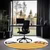 Cute Cars Printed Round Rug Carpet Chair Rug Area Rug Entryway Doormats,for Office Chair Living Room Bedroom Kitchen Room.