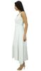 Bimba Women's Sleeveless Chic Lace Dress Long Cotton Casual Maxi
