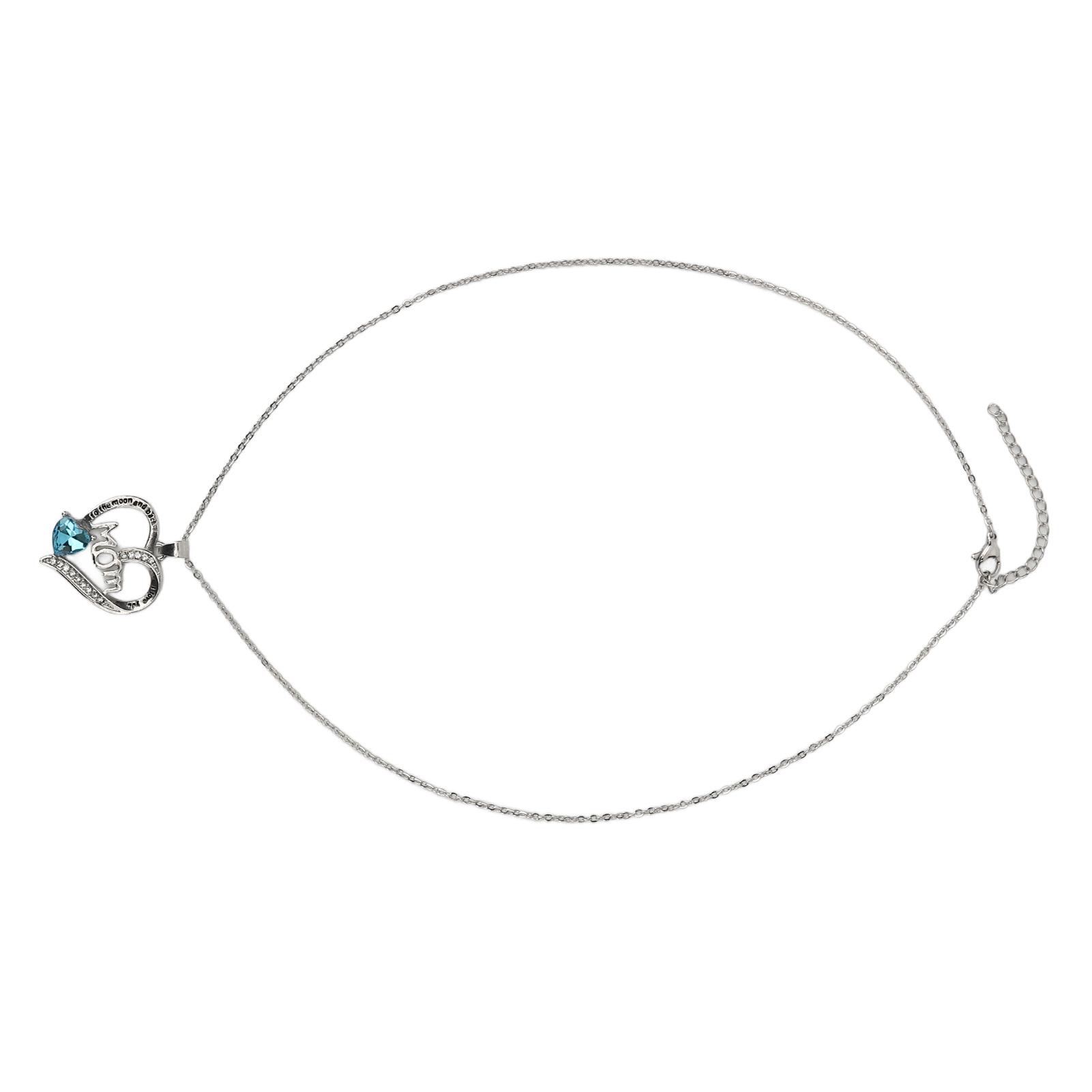 

Ожерелье-подвеска в форме сердца с буквой, женское, из сплава, со стразами, ювелирное украшение, аксессуар для матери