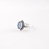 London Blue Topaz Gemstone 925 Sterling Silver Jewelry Handmade Engagement Ring RR-9-7