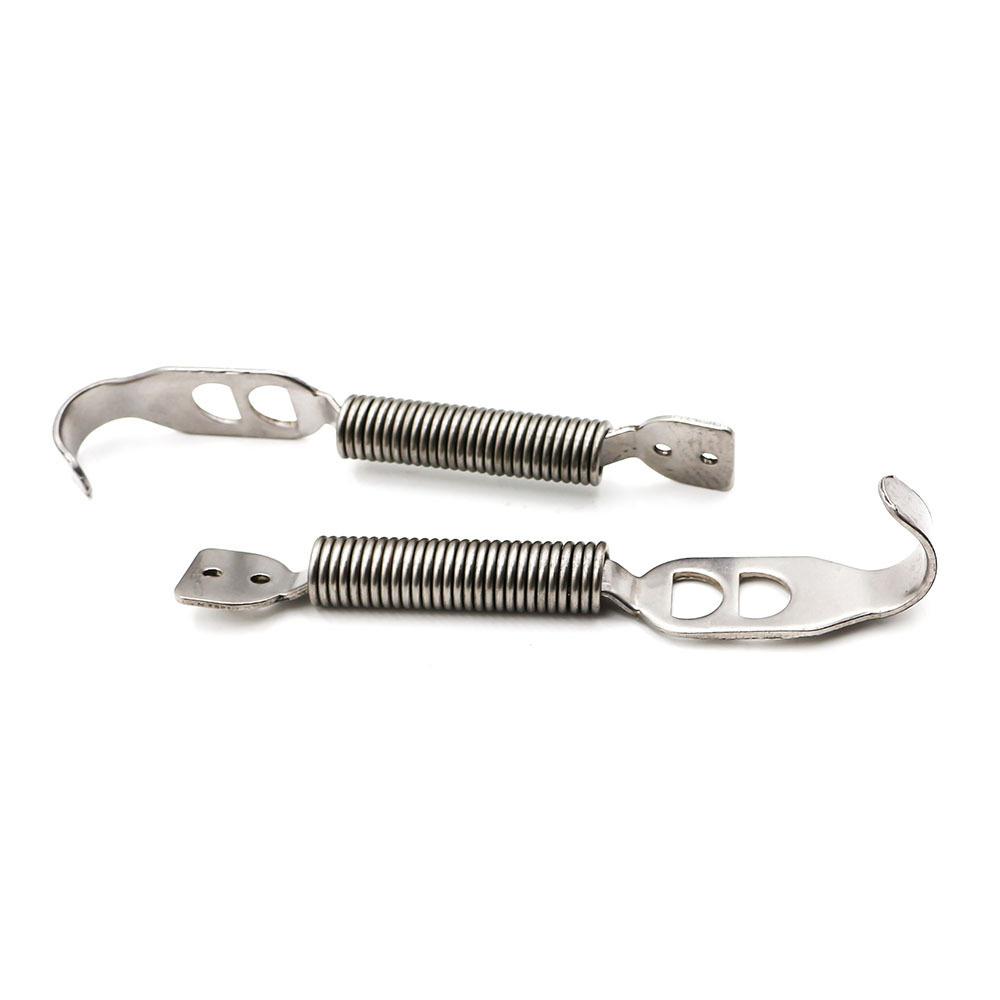 New Car Racing Mount Bonnet Hook Pin Lock Latch Spring Fastener Kit Silver Repair