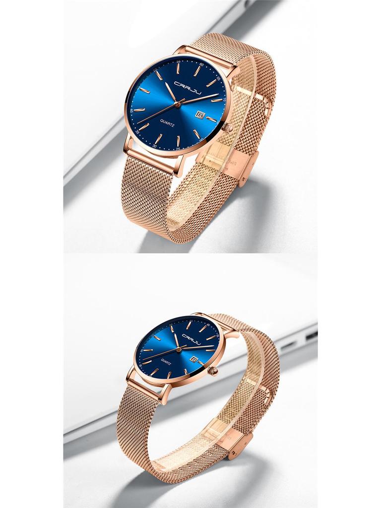 CRRJU 2161 Men's Starry Sky Fashion Watch - Simple Business Design