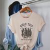 Girls Trip Salem Graphic Tops Cute Funny Witch Tee Cotton Unisex Vintage Fall Halloween Top Short Sleeve Spooky Season Tshirt