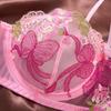 New Pink Embroidered Sexy Lingerie European and American Women's Flirting Sex Clothing Bra Spot