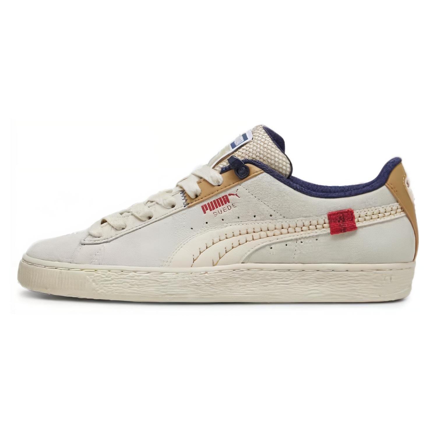 PUMA Suede Expedition Vapor Grey Prairie Tan Men s 395783-02 EU 35.5